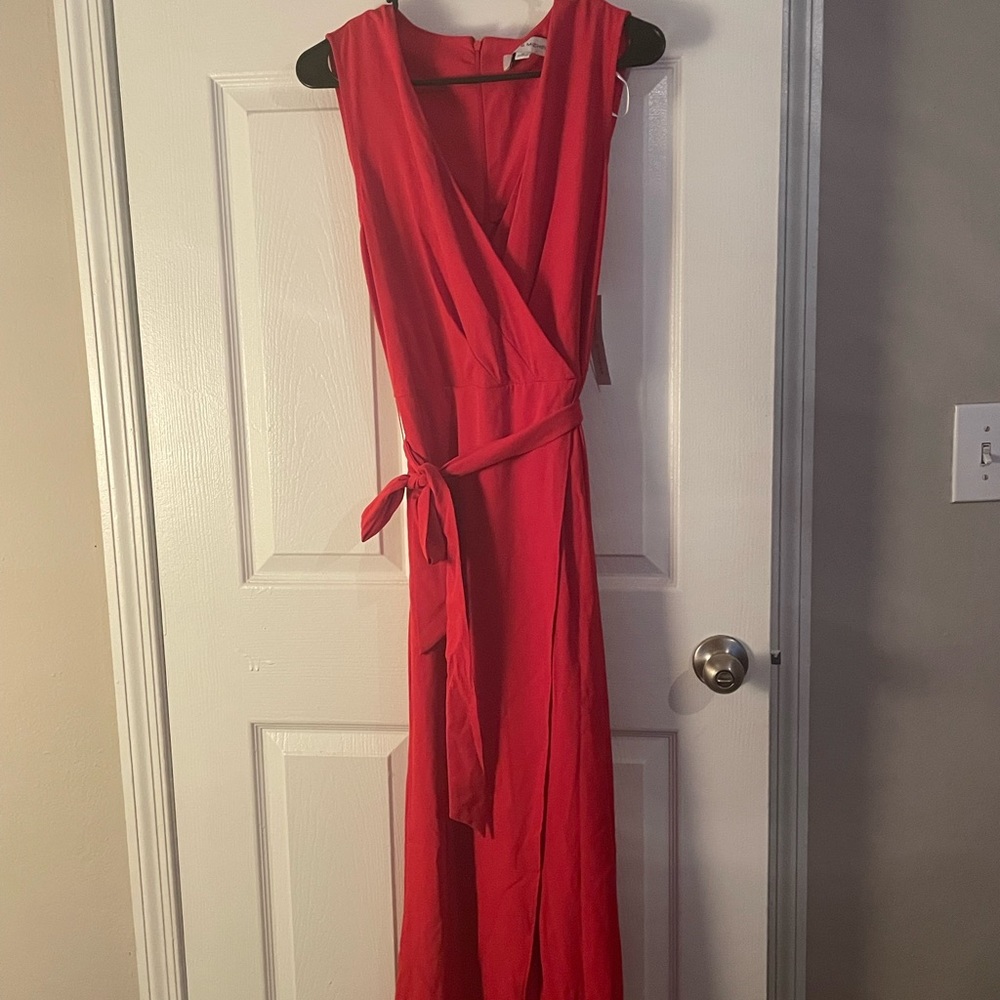 Red jumpsuit